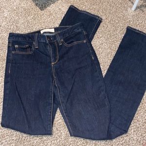 New Gap Flare High Rise Dark Wash Jeans Perfect Boot